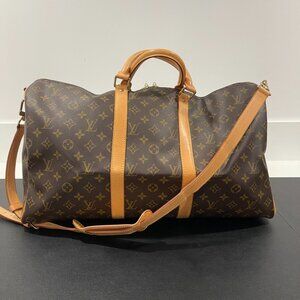Louis Vuitton Keepall 50 Monogram with Strap (JB1282)
